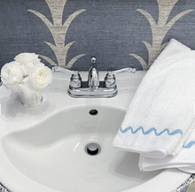 Load image into Gallery viewer, Wave Embroidered Hand Towels