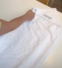 Load image into Gallery viewer, Baby Hooded Towel Blue