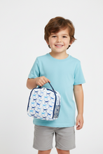Load image into Gallery viewer, Lunch Bag Puppy Love Blue