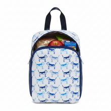 Load image into Gallery viewer, Lunch Bag Puppy Love Blue