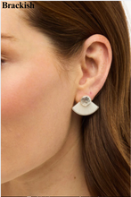 Load image into Gallery viewer, Bianca Fan Stud Earring