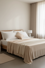 Load image into Gallery viewer, Bamboo King Sheet Set Sand