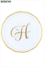 Load image into Gallery viewer, Herend Porcelain Coaster White H