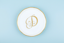 Load image into Gallery viewer, Monogrammed Coaster White D