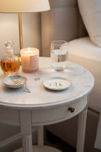 Load image into Gallery viewer, Herend Monogrammed Coaster White U
