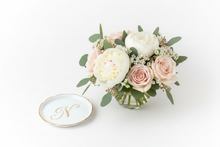 Load image into Gallery viewer, Herend Monogrammed Coaster White N