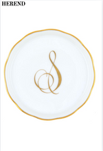 Load image into Gallery viewer, Herend Monogrammed Coaster White S