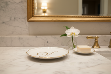 Load image into Gallery viewer, Herend Monogrammed Coaster White V