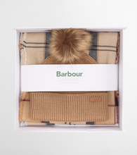 Load image into Gallery viewer, Barbour Dover Beanie &amp; Hailes Scarf Set