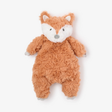 Load image into Gallery viewer, Soft plush fox stuffed animal snuggler toy with fluffy curly texture and white facial details