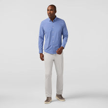 Load image into Gallery viewer, Man wearing a gingham button-down long sleeve shirt paired with chino pants and sneakers
