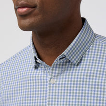 Load image into Gallery viewer, Leeward Dress Shirt Olive Miles Plaid- No Tuck