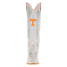 Load image into Gallery viewer, Vaccari Amber Tennessee rhinestone cowboy boot with orange University of Tennessee T logo
