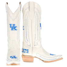 Load image into Gallery viewer, Vaccari Naomi tall cowboy boots featuring University of Kentucky Wildcats embroidered logo detailing