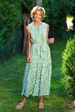Load image into Gallery viewer, Alexis Dress / Green Aztec