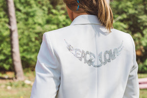 Zadig & Voltaire Visit Strauss Love Wings Jacket White