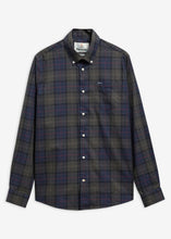 Load image into Gallery viewer, Barbour men's long-sleeve button-down tartan shirt with chest pocket and collar
