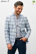 Load image into Gallery viewer, Printed Knit Stretch Sport Coat - Samuel Printed Plaid