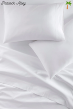Load image into Gallery viewer, Emily Cotton Sheet Set Queen White