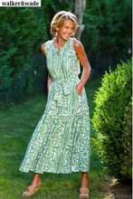 Load image into Gallery viewer, Alexis Dress / Green Aztec