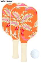 Load image into Gallery viewer, Pickleball Paddle Set / Orange Palm