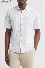 Load image into Gallery viewer, Shortboard Knit Short Sleeve Button-Up Shirt