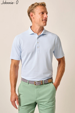 Load image into Gallery viewer, Performance Mesh Polo - Stetson Stripe