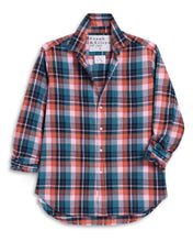 Load image into Gallery viewer, Frank and Eileen relaxed long-sleeve button-up shirt in multicolor plaid pattern, laid flat
