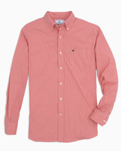 Load image into Gallery viewer, Southern Tide Varsity Red Gingham Georgia Shirt