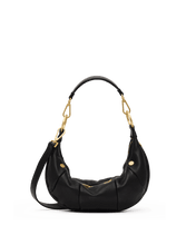 Load image into Gallery viewer, Hammitt Erica Small shoulder bag with gold chain hardware and crescent silhouette