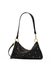 Load image into Gallery viewer, Hammitt Kyle Starlight shoulder bag with gold stud embellishments and ring hardware closure