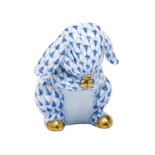 Load image into Gallery viewer, Herend porcelain praying bunny figurine with gold accents on white background