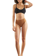 Commando Mid Rise Thong Caramel