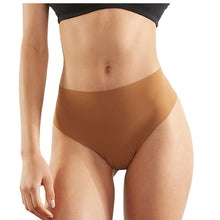 Load image into Gallery viewer, Commando Mid Rise Thong Caramel