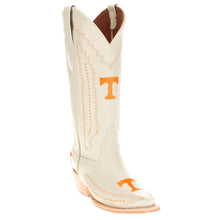 Load image into Gallery viewer, Vaccari Naomi cowboy boots featuring University of Tennessee Volunteers logo embroidery and stitching details