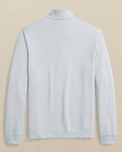 Load image into Gallery viewer, Back view of a men's long sleeve quarter zip pullover with mock neck collar