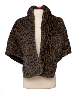 Pretty Rugged Capelet (Leopard)