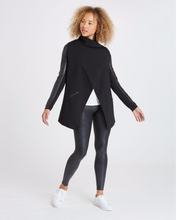 Load image into Gallery viewer, Spanx Drape Front Jacket Black