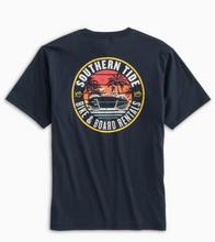 Load image into Gallery viewer, Southern Tide Men&#39;s Bike and Board Rental Tee True Navy