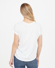 Load image into Gallery viewer, Spanx Pima Cotton Crew Neck Tee White