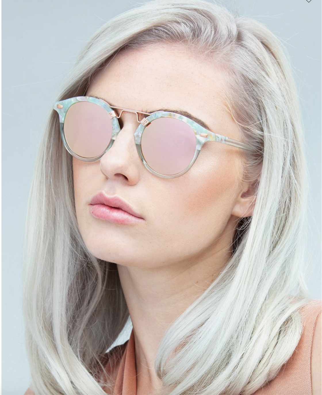 St. Louis Classics Sunglasses in Seaglass to Opal 24K