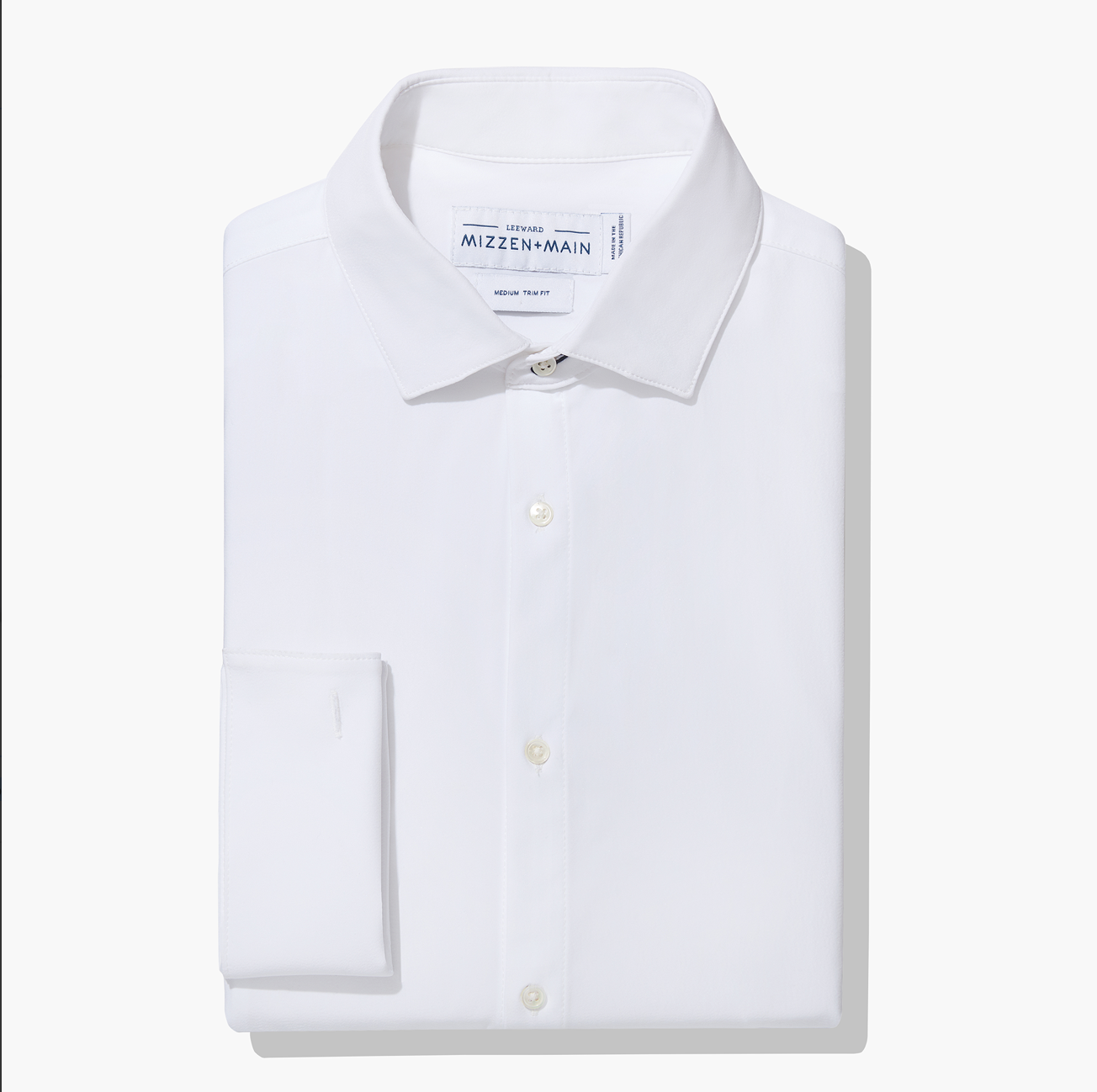 White Solid Tux Dress Shirt Medium / Trim / Tall White Solid Tux Dress Shirt Medium / Trim / Tall