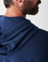 Load image into Gallery viewer, Faherty Legend Twill Sweater Hoodie Navy