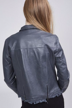 Load image into Gallery viewer, Jakett Alexa-Jean Jacket Burnished Leather Slate