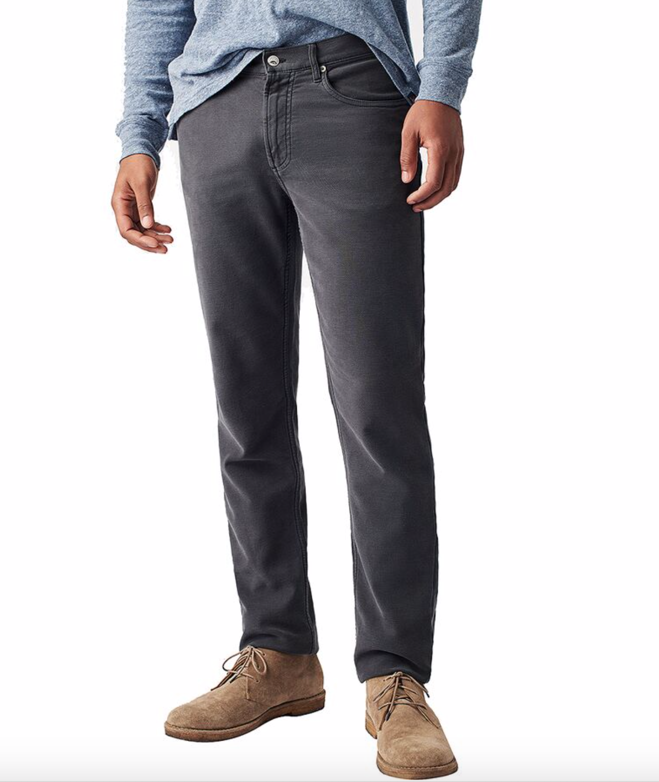 Faherty Stretch Terry Slim Fit Pants