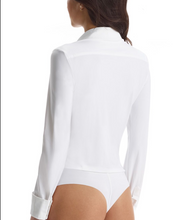 Load image into Gallery viewer, Commando Classic Button Down Bodysuit White