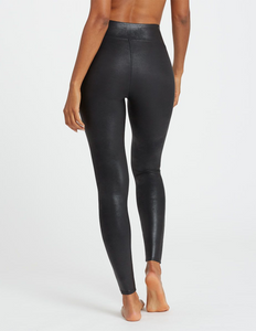 Spanx Faux Leather Legging Black Petite