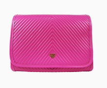 Load image into Gallery viewer, Pursen Getaway Hanging Toiletry Case Fuchsia