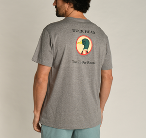 Duck Head True To Your Roots T-shirt Heather Grey