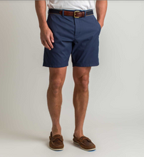 Load image into Gallery viewer, Duck Head Harbor Performance 8&quot; Shorts Navy Blue